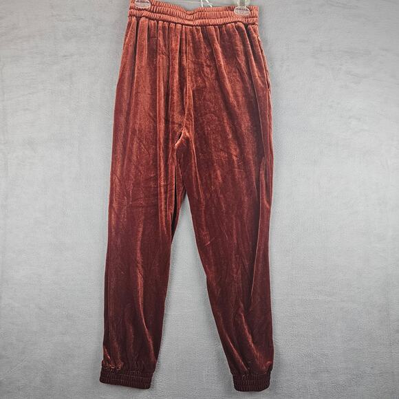 Baltic Born Archie Velvet Jogger Pants Cinnamon Size Small - Picture 2 of 9